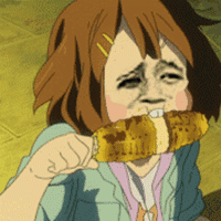 啃玉米