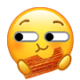 小黄脸吃东西表情包