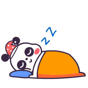 睡觉了