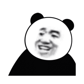 摇头晃脑 超大霸屏熊猫头表情包