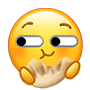 小黄脸吃东西表情包