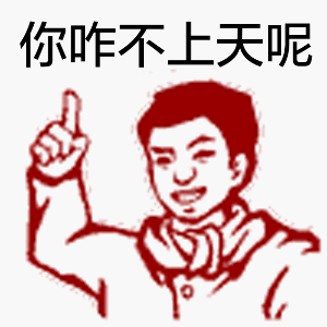 你咋不上天呢