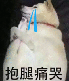 抱腿痛哭