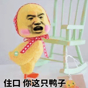 住口.你这只鸭子